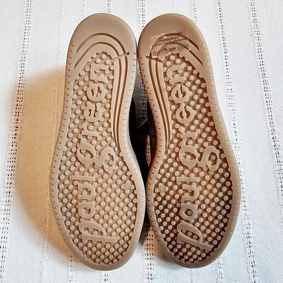 Paul Green Renner Sneakers Suede Handmade Leather Lake White Combo Lace Up 6.5